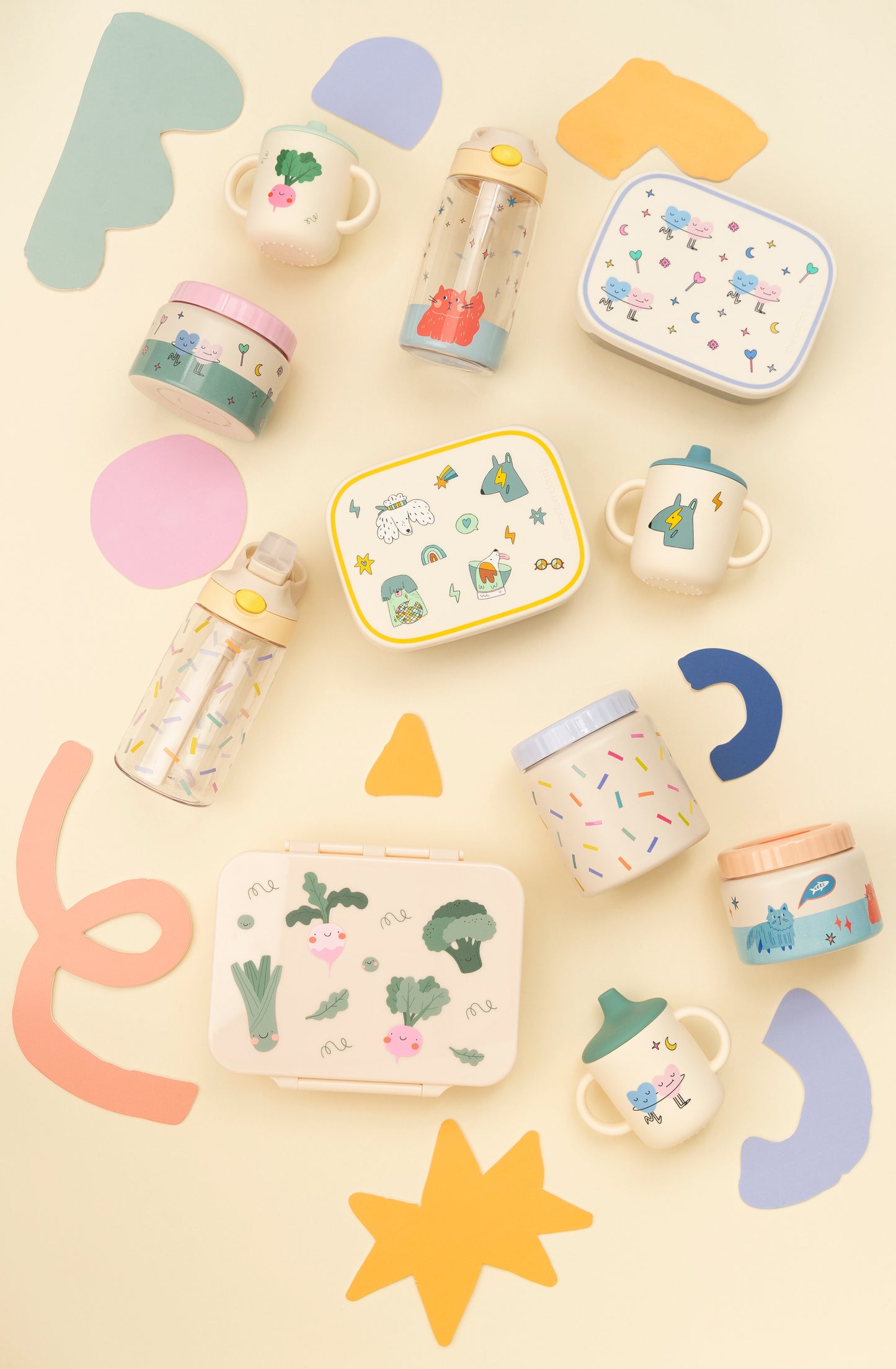 Lunchbox The Cotton Cloud din tritan - Veggie Pals