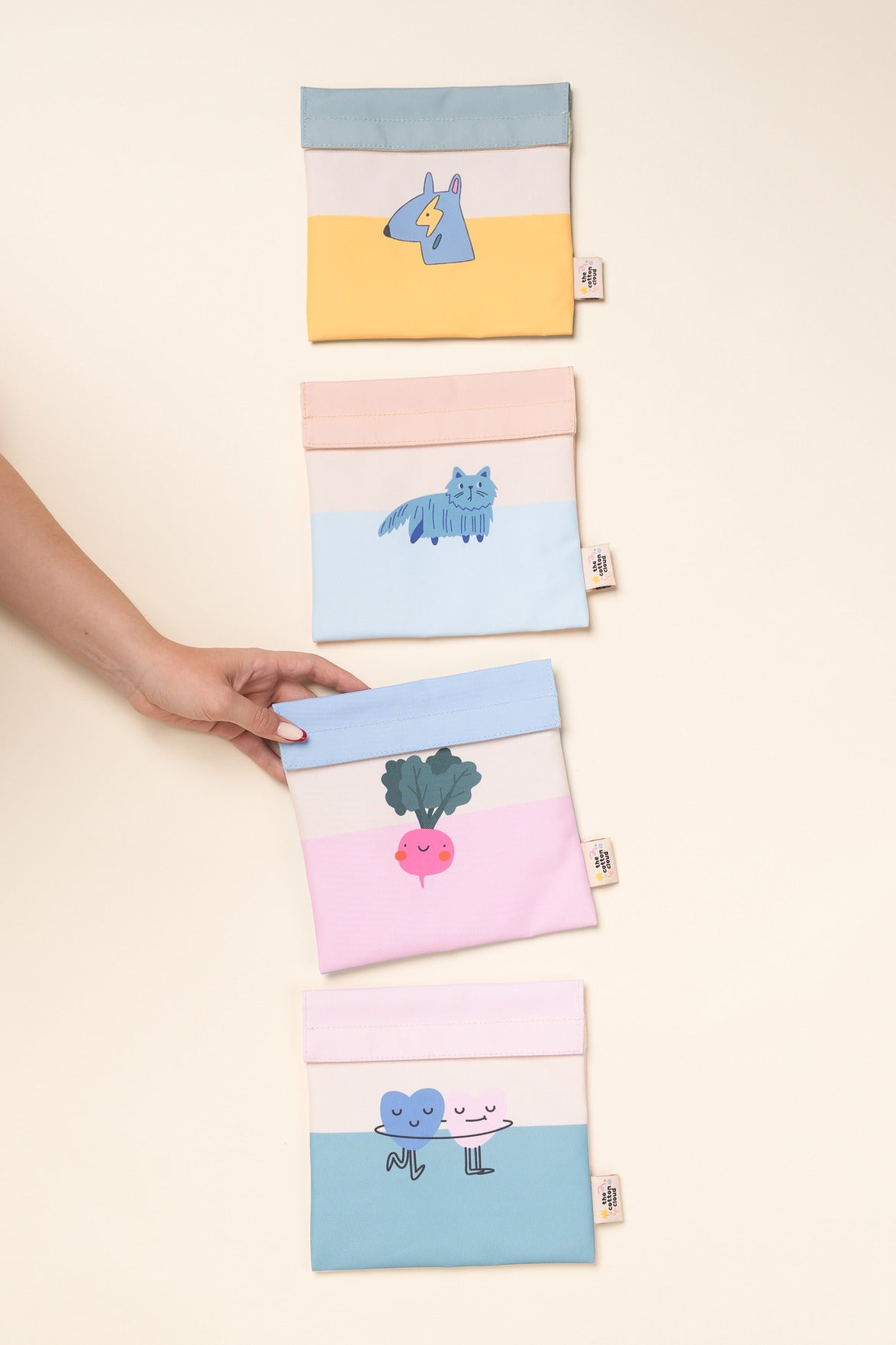 Ambalaj pentru sandvișuri The Cotton Cloud - Meowtiful Cats