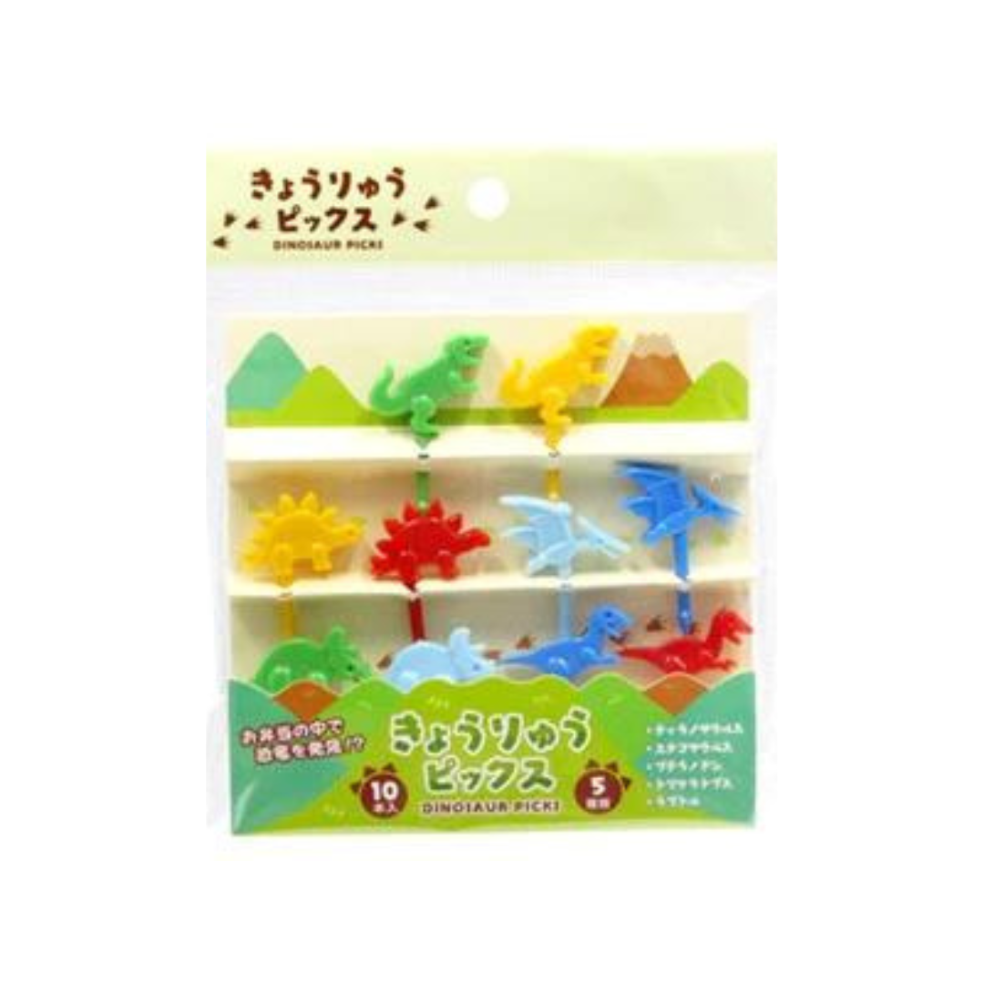 10 mini bețișoare - dinozauri