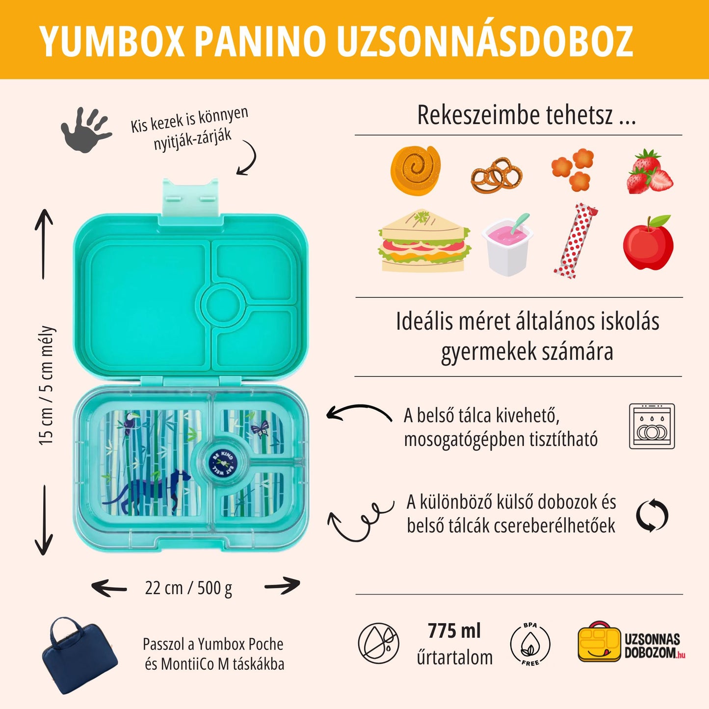 Yumbox Panino Tropical Aqua / Panther