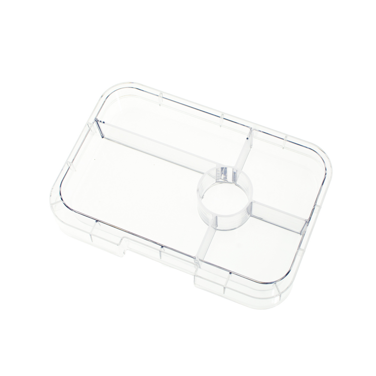 Tavă interioară Yumbox Tapas XL cu 5 compartimente - transparentă