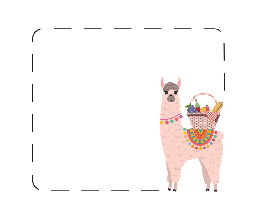 Set de 3 stickere - zână, unicorn, lamă