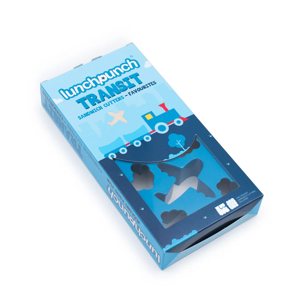 Formă pentru sandvișuri Lunch Punch - Avion și tren