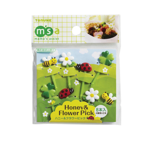 8 mini bețișoare- albină, floare