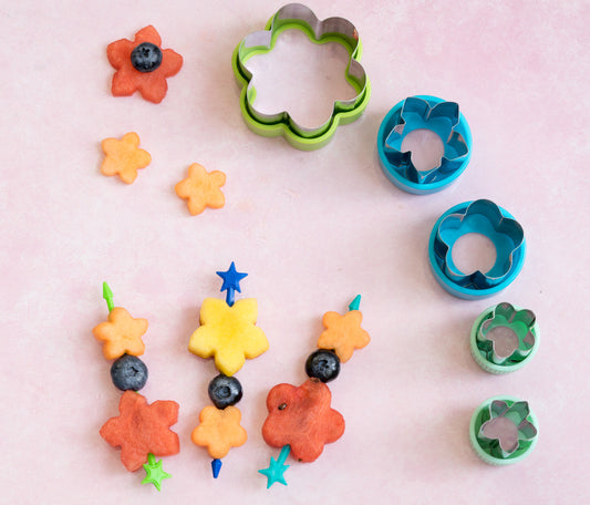 Set decupare fructe - Flori (5 buc.)