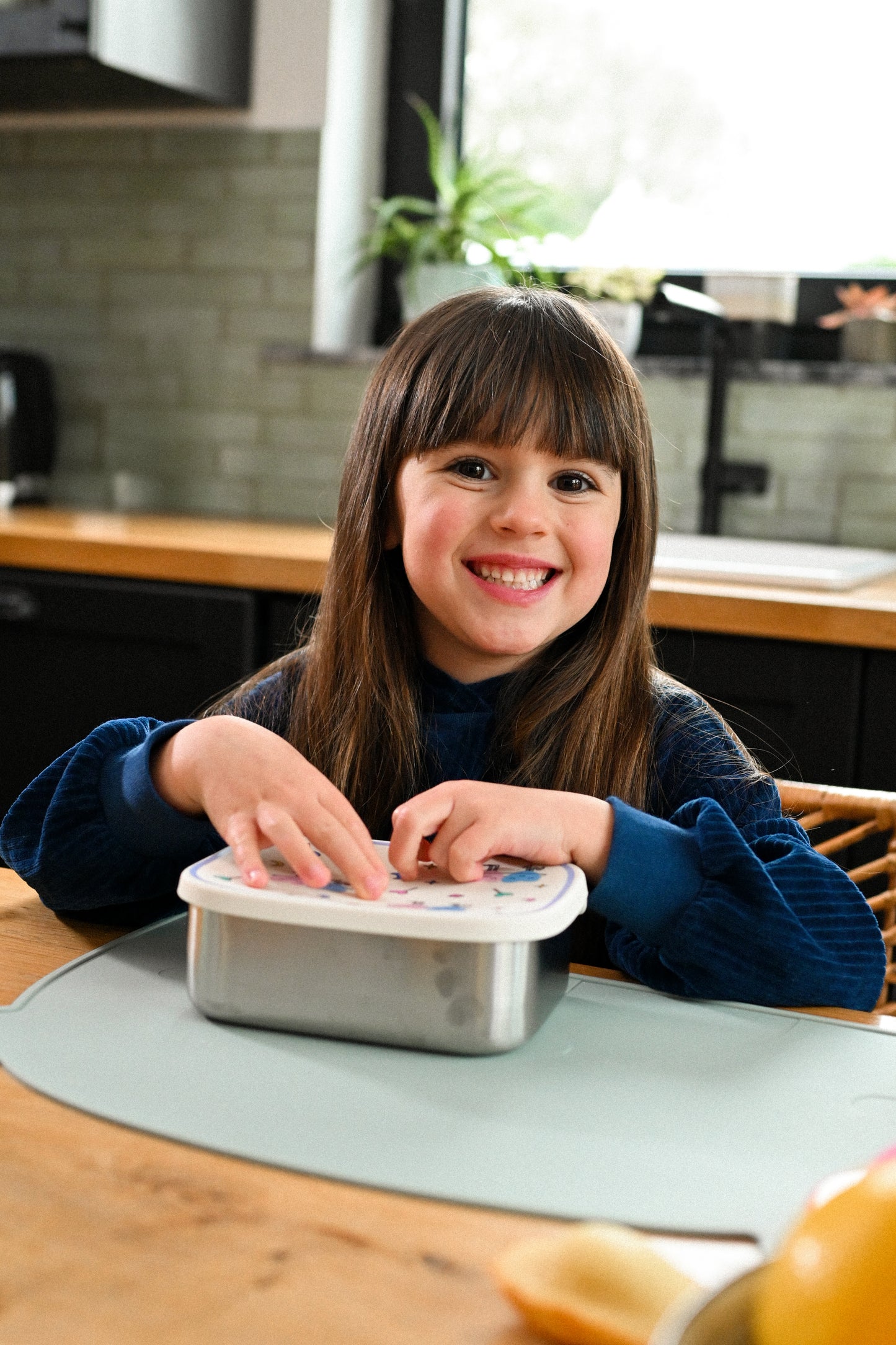 Lunchbox The Cotton Cloud din oțel inoxidabil - Dancing Hearts
