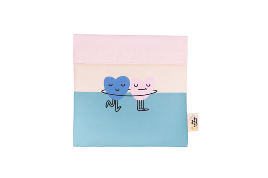 Ambalaj pentru sandvișuri The Cotton Cloud - Dancing Hearts