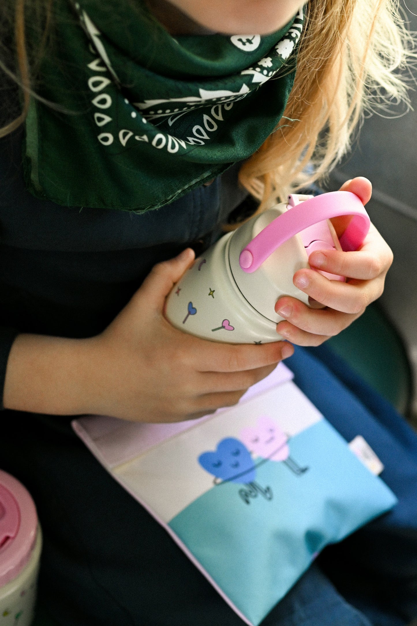 Ambalaj pentru sandvișuri The Cotton Cloud - Dancing Hearts