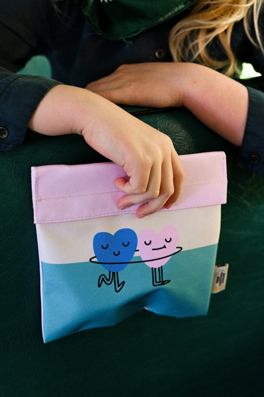 Ambalaj pentru sandvișuri The Cotton Cloud - Dancing Hearts