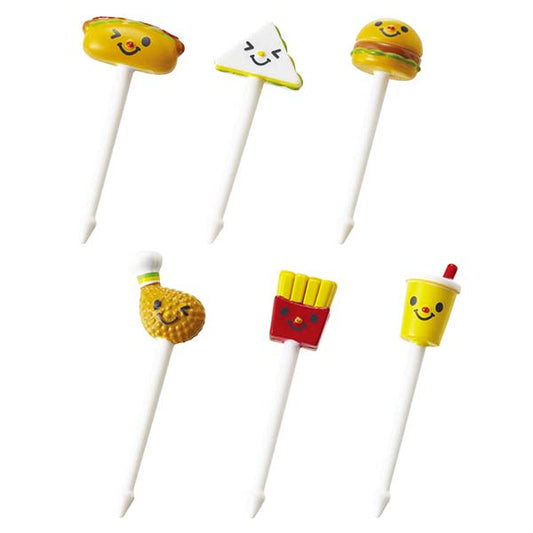 6 mini bețișoare - Hamburgeri