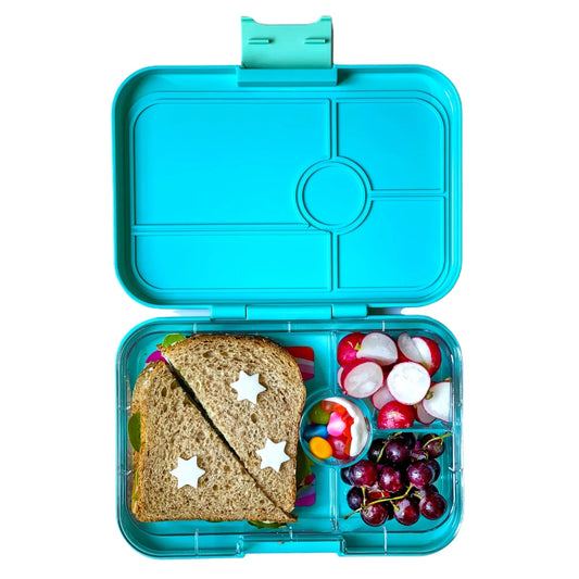 Yumbox Tapas XL Antibes blue / Rainbow (4 compartimente)