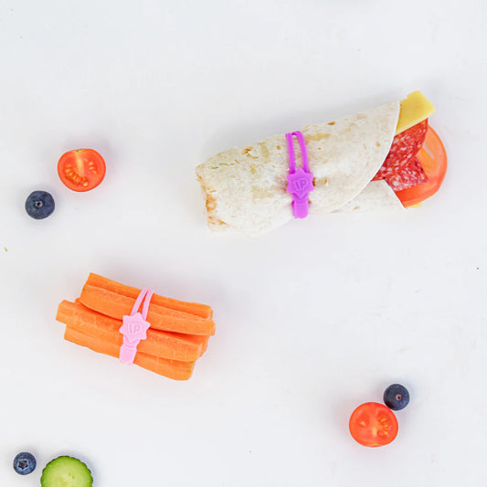 Set benzi din silicon Lunch Punch - Blush (roz-violet)