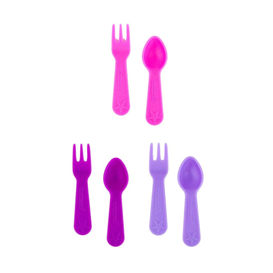 Set furculiță și lingură Lunch Punch - Blush