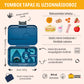 Yumbox Tapas XL Monte Carlo Blue / Shark (4 compartimente)