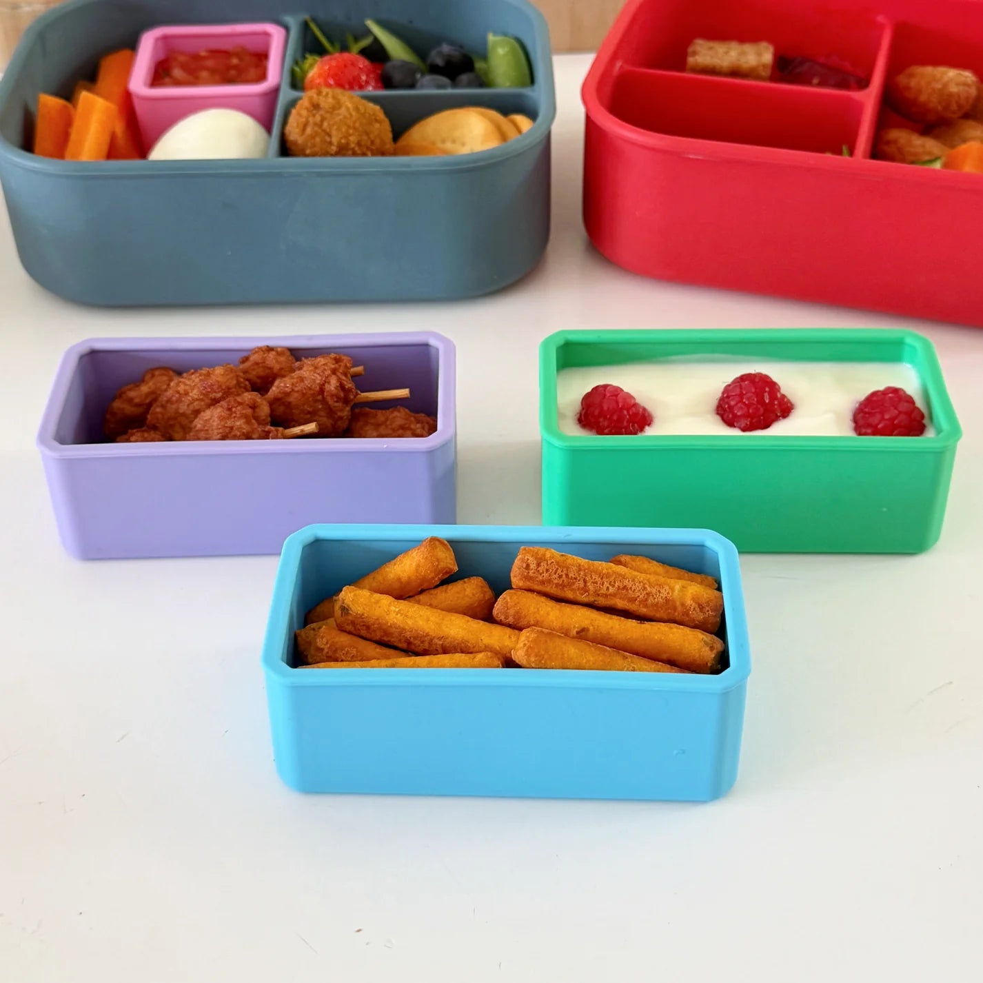 Pick & Dip Pots - dreptunghi (diverse culori)