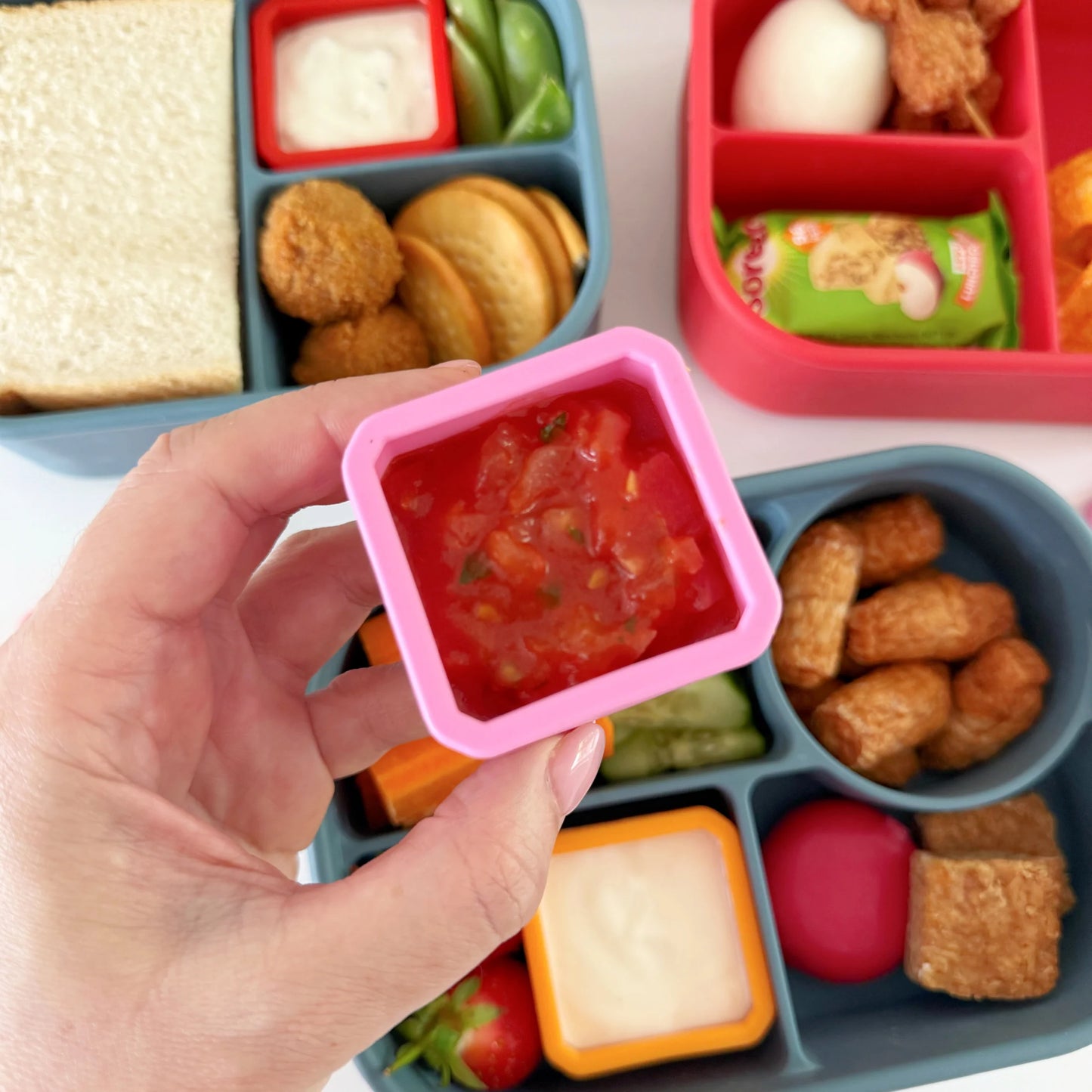 Pick & Dip Pots - cub (diverse culori)