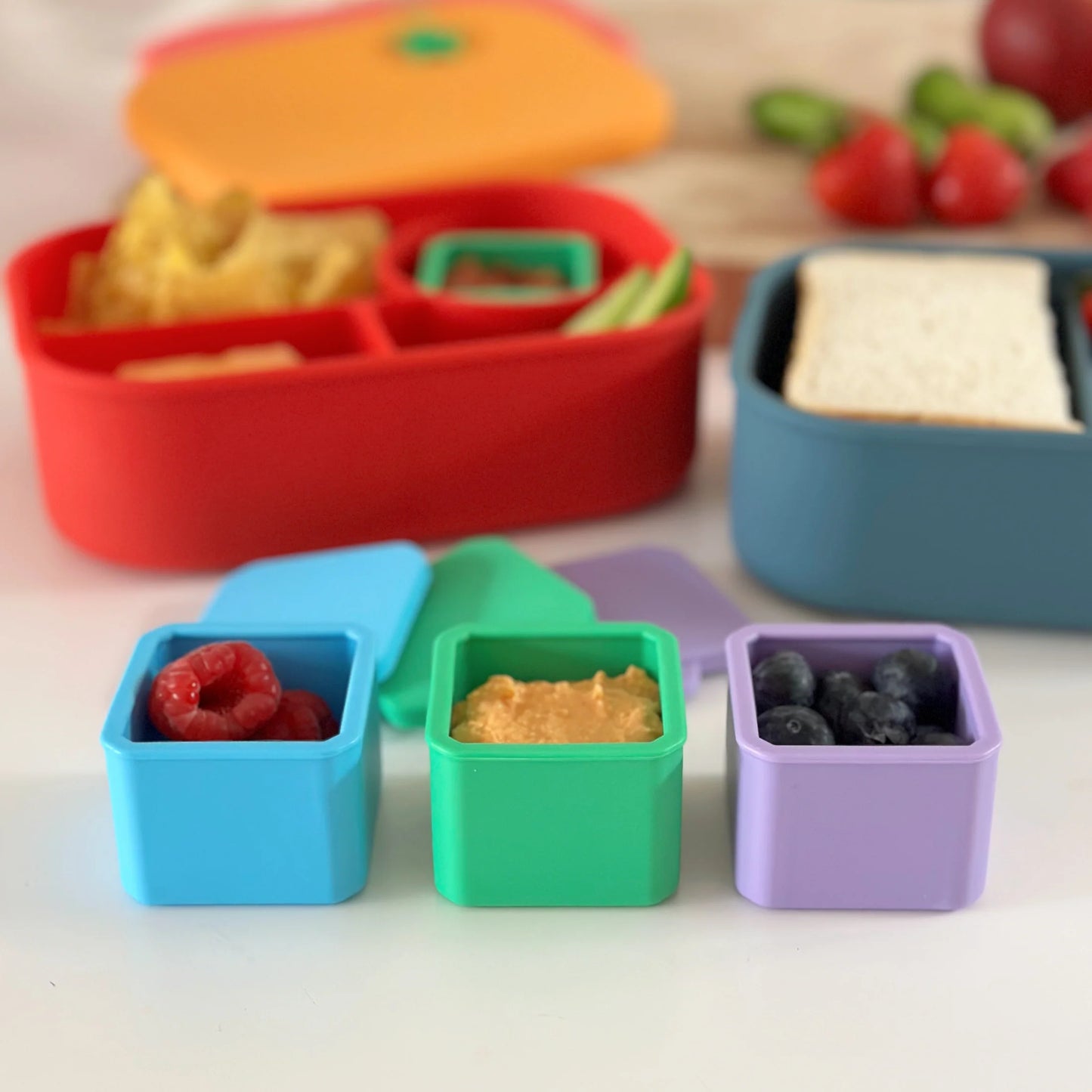 Pick & Dip Pots - cub (diverse culori)