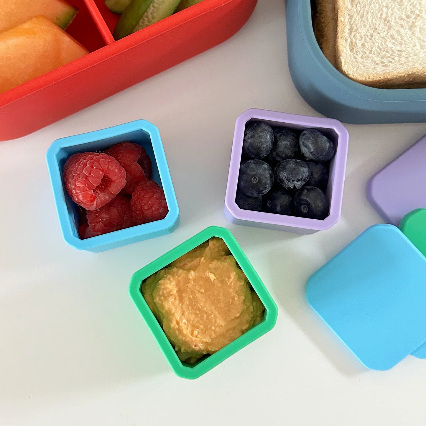 Pick & Dip Pots - cub (diverse culori)