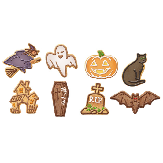 Forme pentru biscuiți Delícia - Halloween (8 buc.)