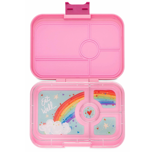 Yumbox Tapas XL Capri pink / Rainbow (4 compartimente)