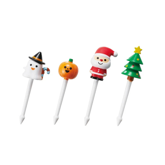 8 mini bețișoare - Halloween și Crăciun