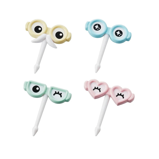 4 mini bețișoare - ochelari