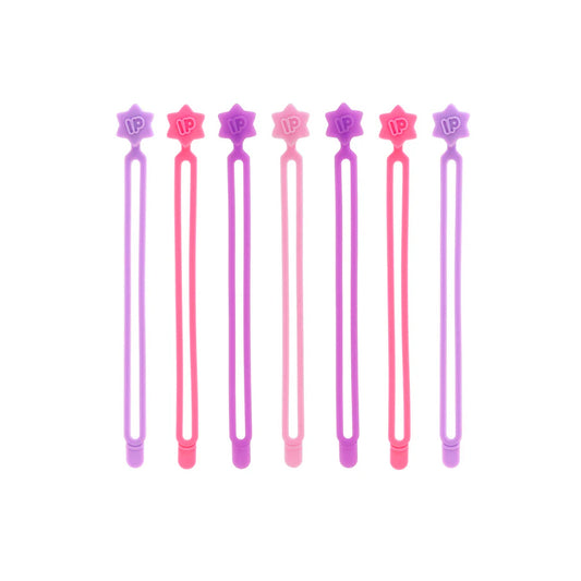 Set benzi din silicon Lunch Punch - Blush (roz-violet)