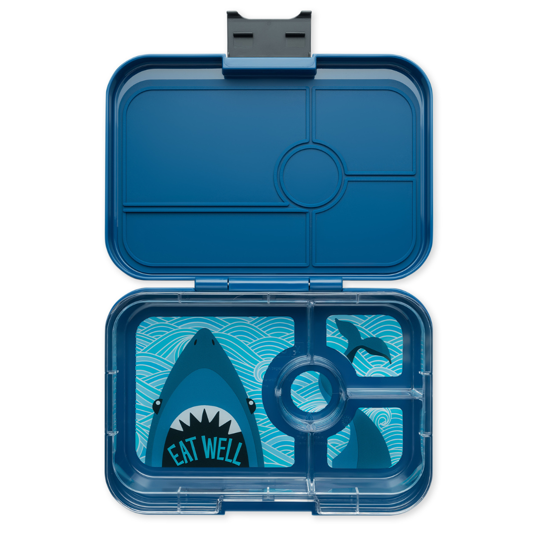 Yumbox Tapas XL Monte Carlo Blue / Shark (4 compartimente)