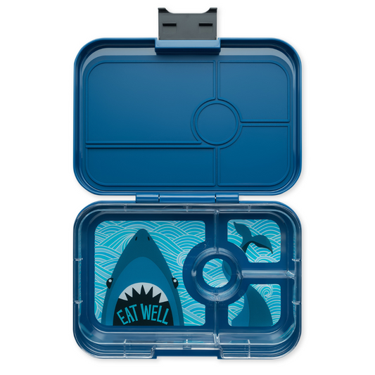 Yumbox Tapas XL Monte Carlo Blue / Shark (4 compartimente)