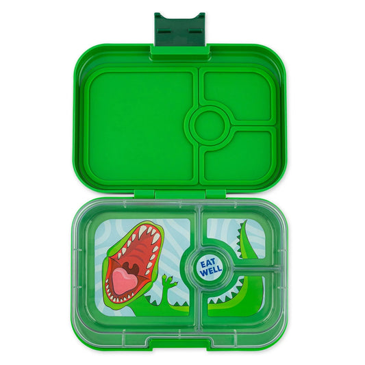 Yumbox Panino Jurassic Green Dino uzsonnasdoboz, zöld dínós mintával