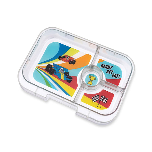 Tavă interioară Yumbox Panino - Race Cars