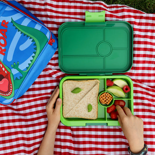 Yumbox Tapas XL Palm Green / Solid Lime (4 compartimente)