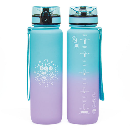 Sticlă de apă cu scală motivațională Ars Una - 1000 ml (diverse modele)