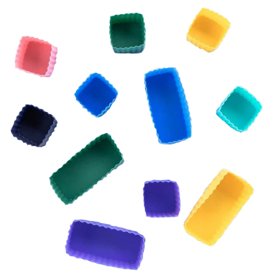 Forme din silicon MontiiCo (3 buc, diverse culori)