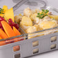 Lunchbox din sticlă cu 2 compartimente Lekkabox Prep - 900 ml