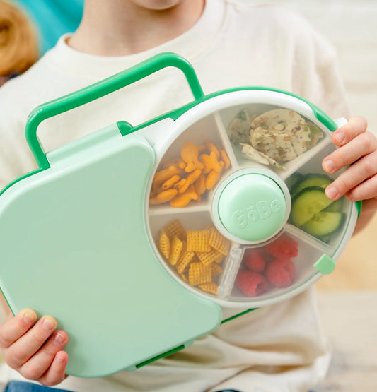 GöBe 2 in 1 Lunchbox & Snack Spinner (diverse culori)