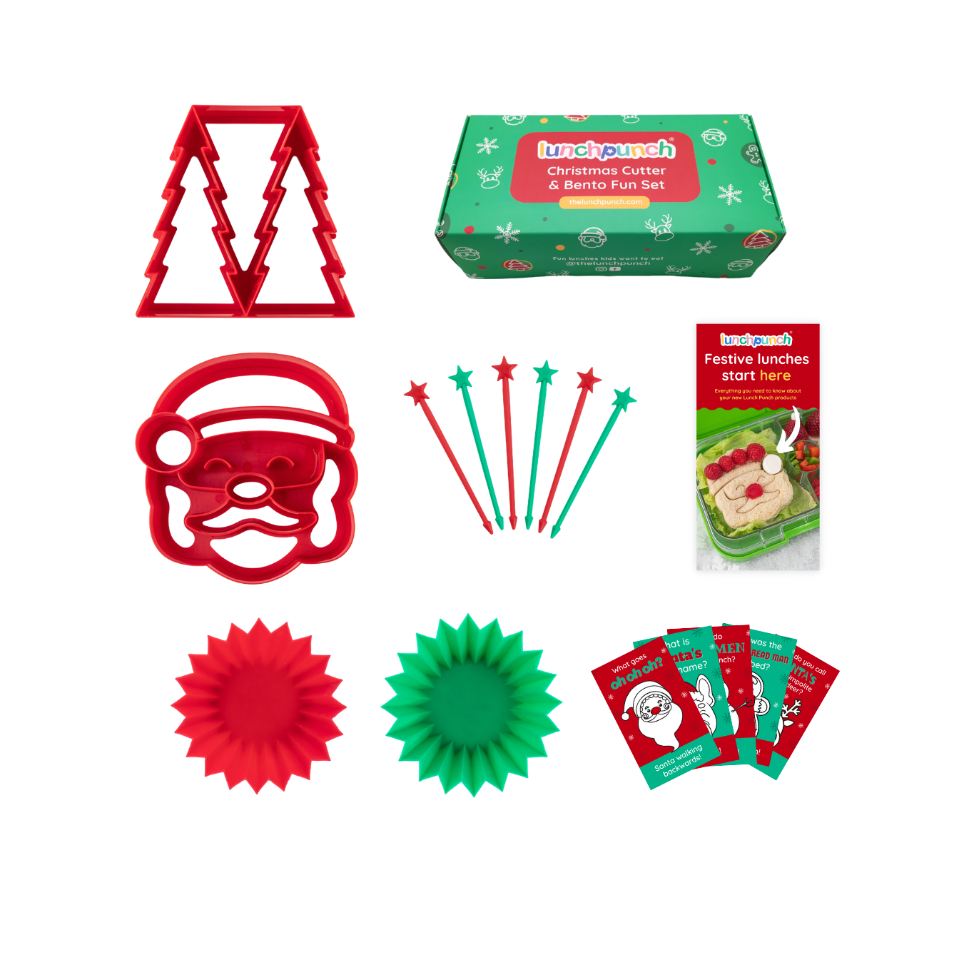Set de forme pentru sandvișuri Lunch Punch - Crăciun