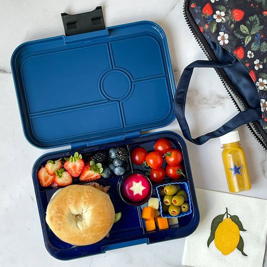 Yumbox Tapas XL Monte Carlo blue / Navy Clear (5 compartimente)