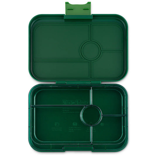 Yumbox Tapas XL Greenwich Green / Green Clear (5 compartimente)
