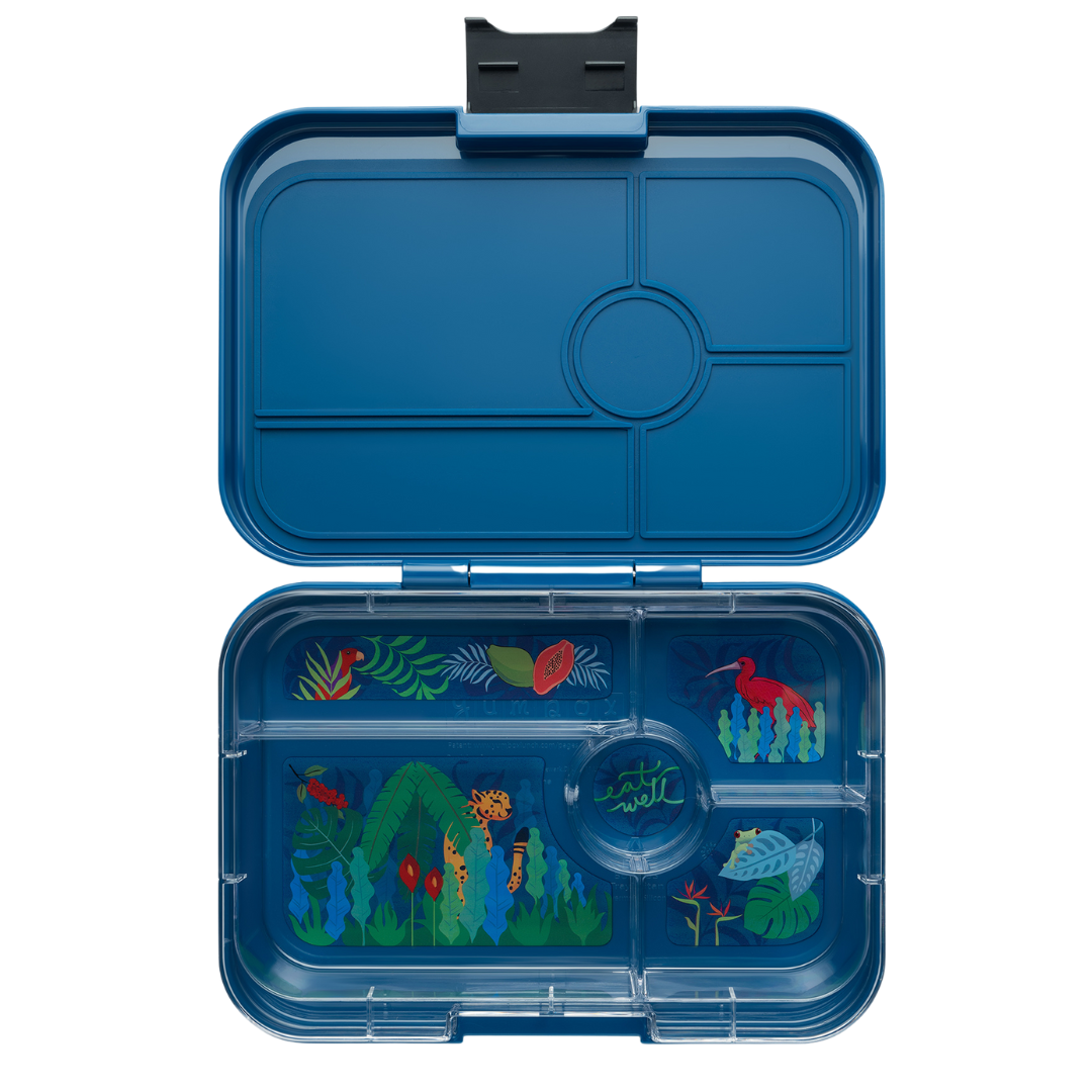 Yumbox Tapas XL Monte Carlo blue / Jungle (5 compartimente)