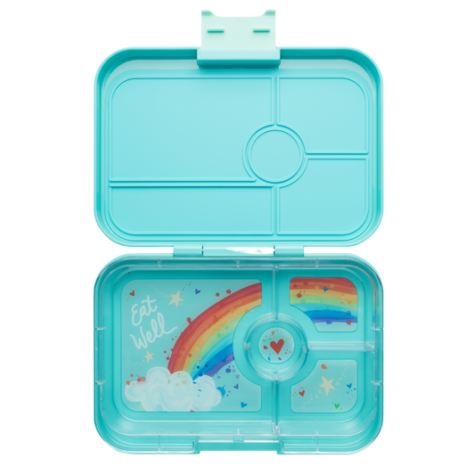 Yumbox Tapas XL Antibes blue / Rainbow (4 compartimente)