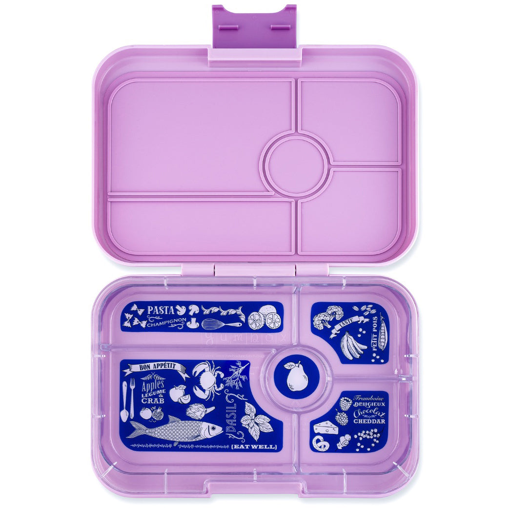 Yumbox Tapas XL Sevilla Purple / Bon appetit (5 compartimente)