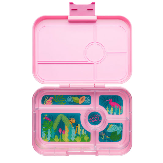 Yumbox Tapas XL Capri Pink / Pastel Jungle (5 compartimente)