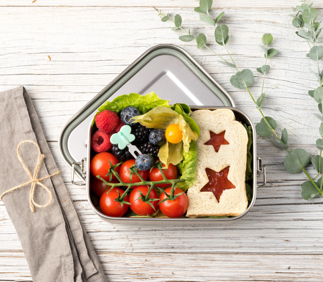 4 mini furculițe din oțel inoxidabil - Grădina fermecată