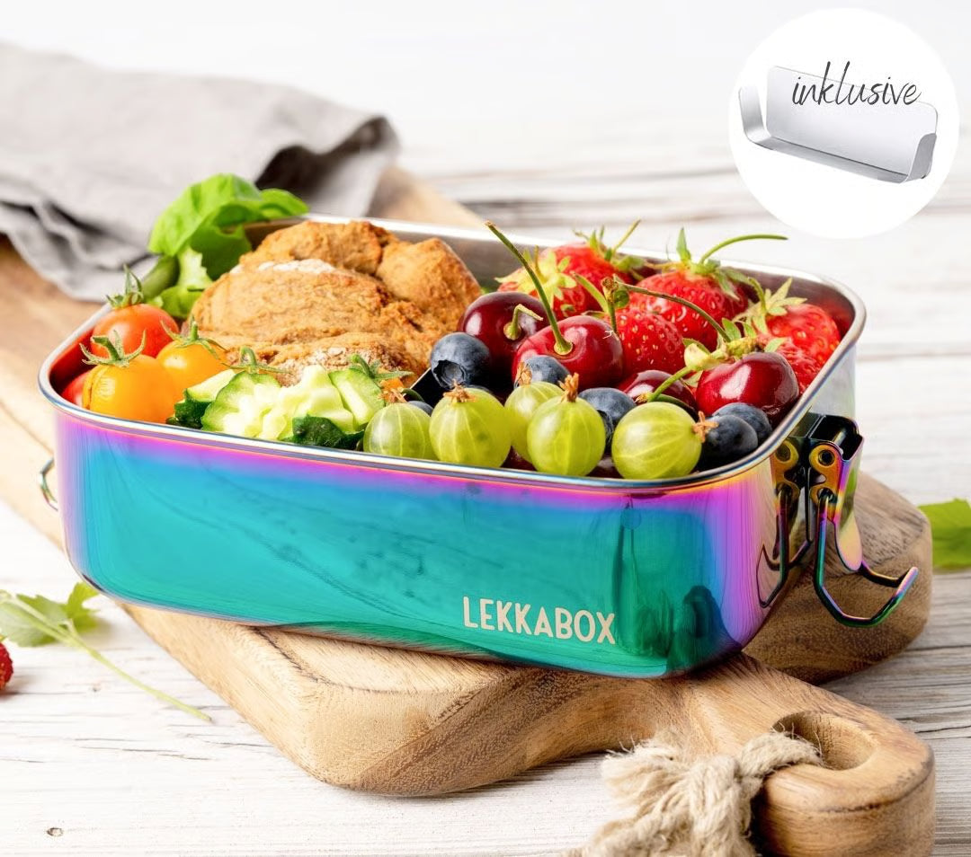 Lekkabox Rainbow Safe 1000 ml - lunchbox din oțel inoxidabil
