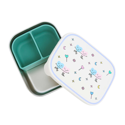 Lunchbox The Cotton Cloud din oțel inoxidabil - Dancing Hearts