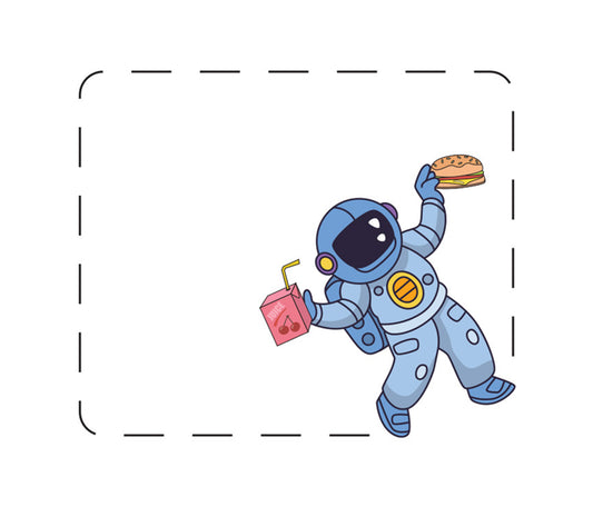 Set de 3 stickere - mașină, crocodil, astronaut