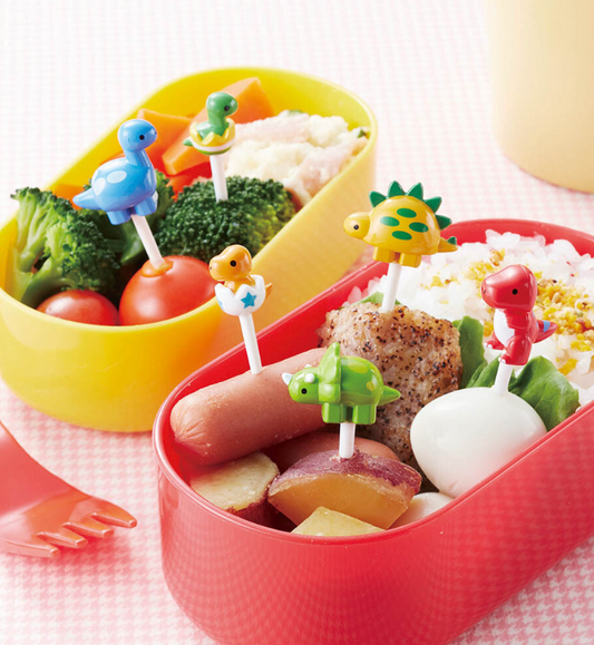 6 mini bețișoare - dinozauri și pui de dinozaur