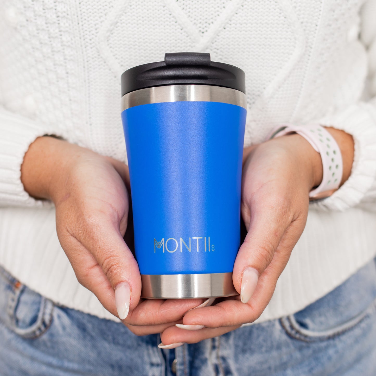 Cană termos Montii 350 ml - albastră