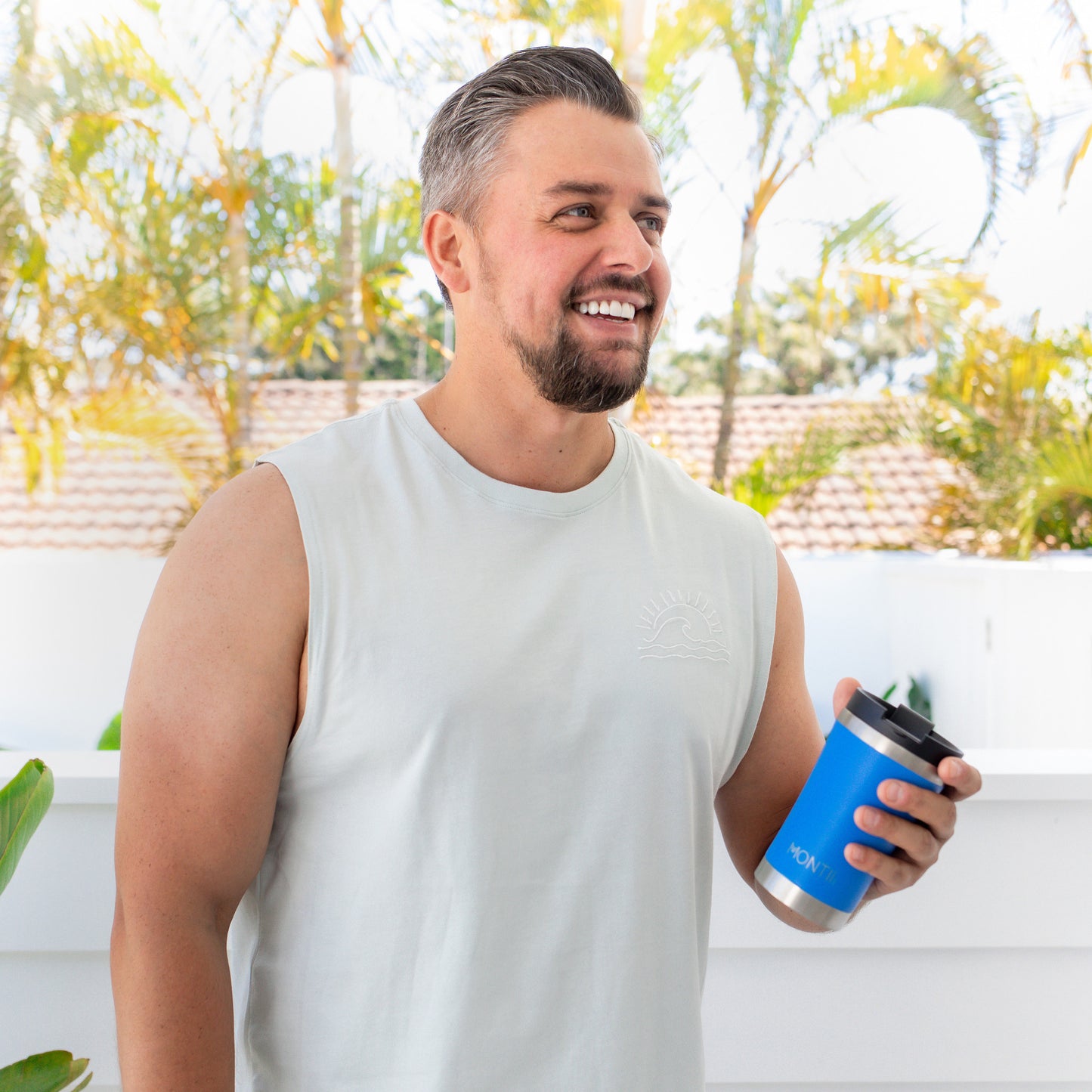 Cană termos Montii 350 ml - albastră